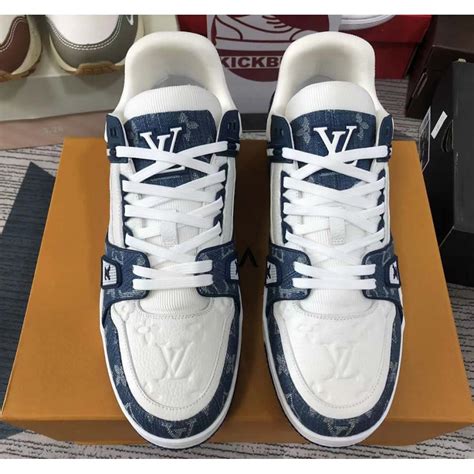 lv sneakers uomo|lv sneakers blue and white.